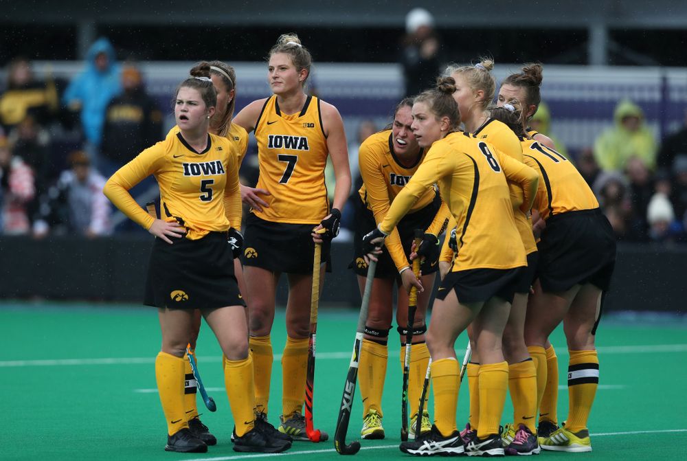 The Iowa Hawkeyes against Maryland during the championship game of the Big Ten Tournament Sunday, November 4, 2018 at Lakeside Field in Evanston, Ill. (Brian Ray/hawkeyesports.com)