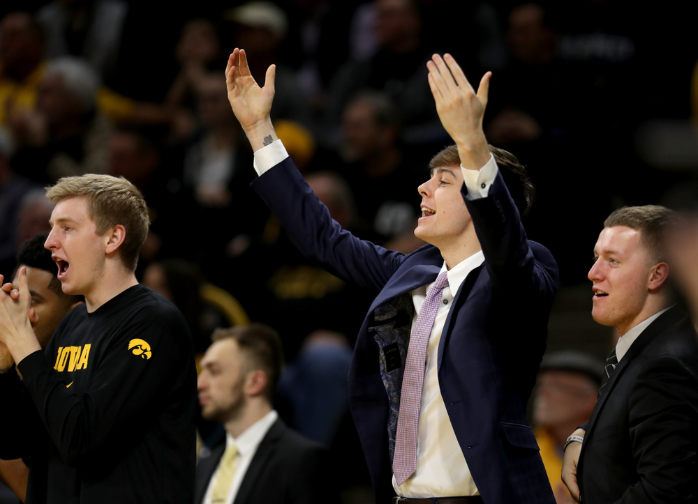 Iowa Hawkeyes forward Patrick McCaffery (22) against the Minnesota Golden Gophers Monday, December 9, 2019 at Carver-Hawkeye Arena. (Brian Ray/hawkeyesports.com)