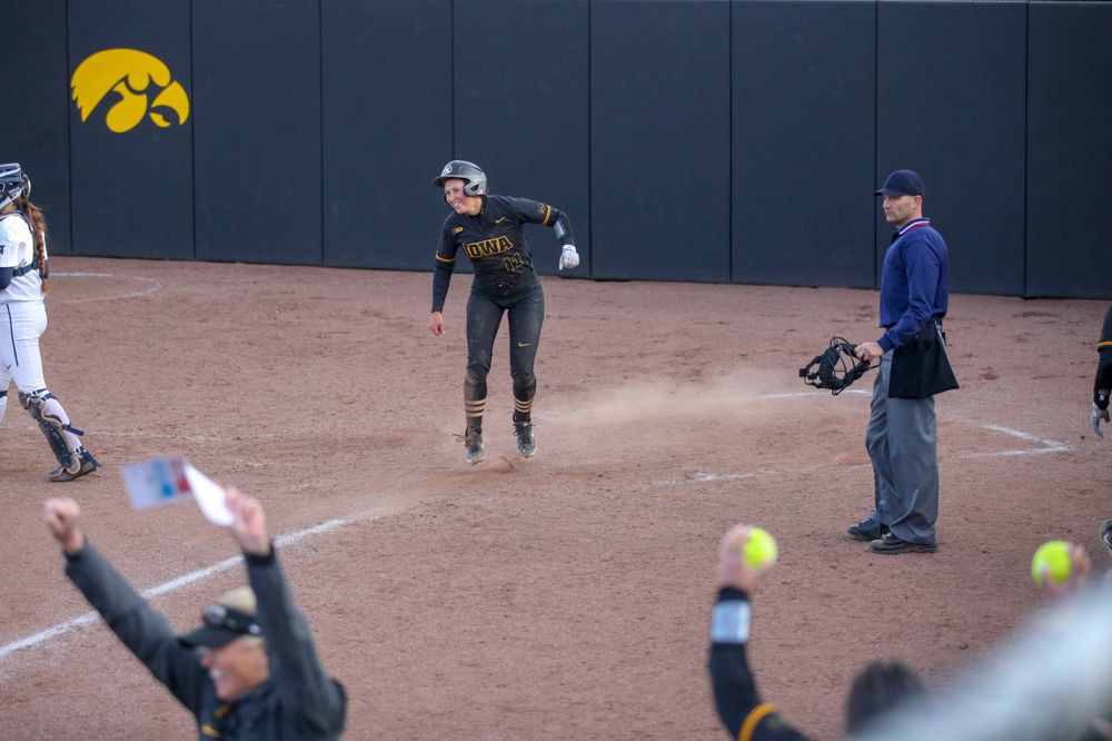 IowaÕs Mallory Kilian (11) at softball vs Illinois game 3 on Saturday, April 13, 2019 at Bob Pearl Field. (Lily Smith/hawkeyesports.com)