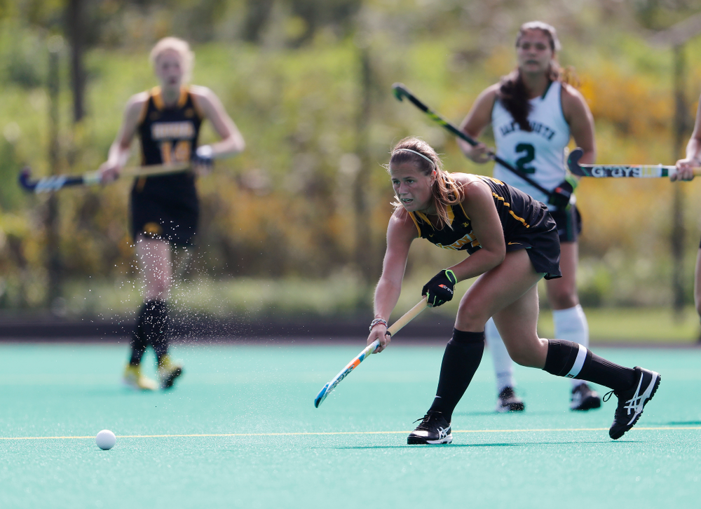 Iowa Hawkeyes Sophie Sunderland (20) against Dartmouth Friday, August 31, 2018 at Grant Field. (Brian Ray/hawkeyesports.com)