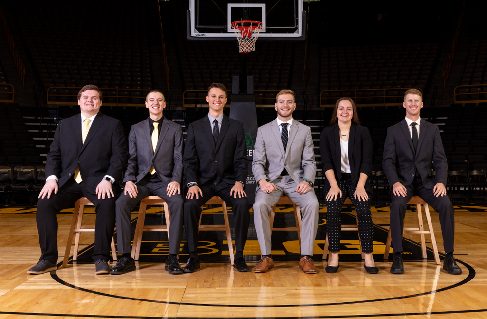 The 2019-2020 Iowa WomenÕs Basketball managers Thursday, October 24, 2019 at Carver-Hawkeye Arena. (Brian Ray/hawkeyesports.com)