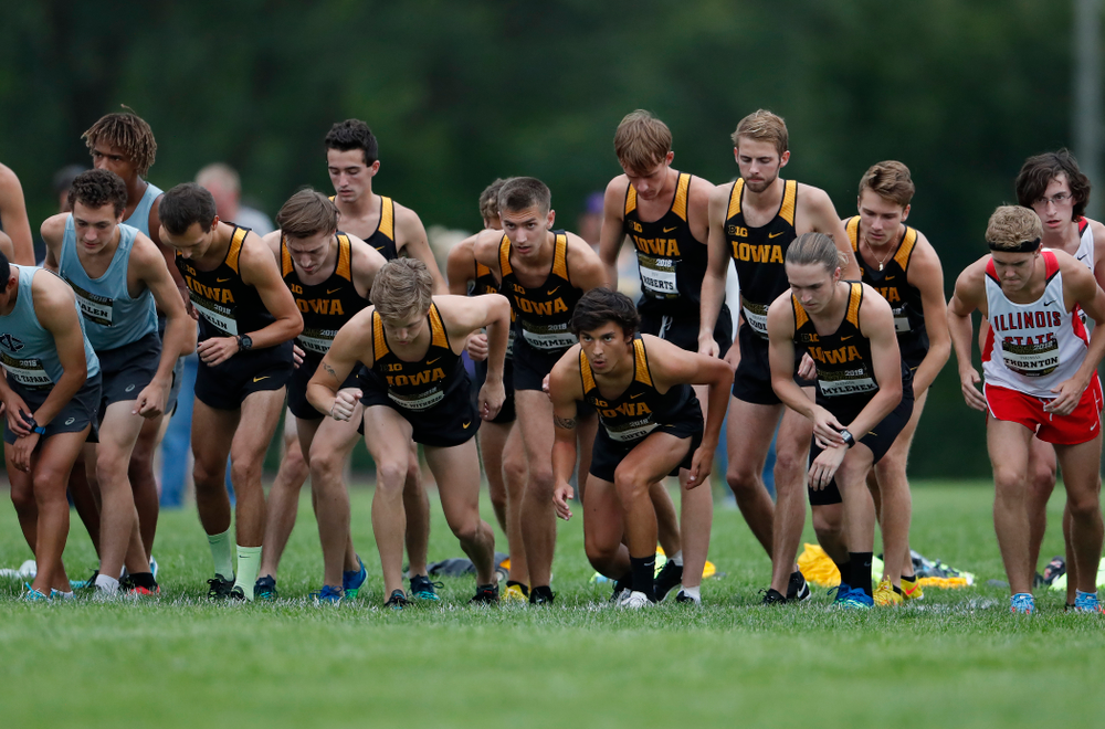 The Iowa Hawkeyes during the Hawkeye Invitational Friday, August 31, 2018 at the Ashton Cross Country Course. (Brian Ray/hawkeyesports.com)