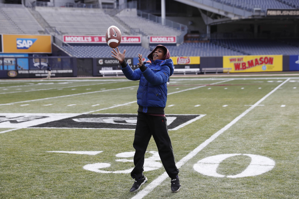 Chalk Talk Clinic at Yankee Stadium in the Bronx, New York, on Dec. 26, 2017. (Darren Miller/hawkeyesports.com)
