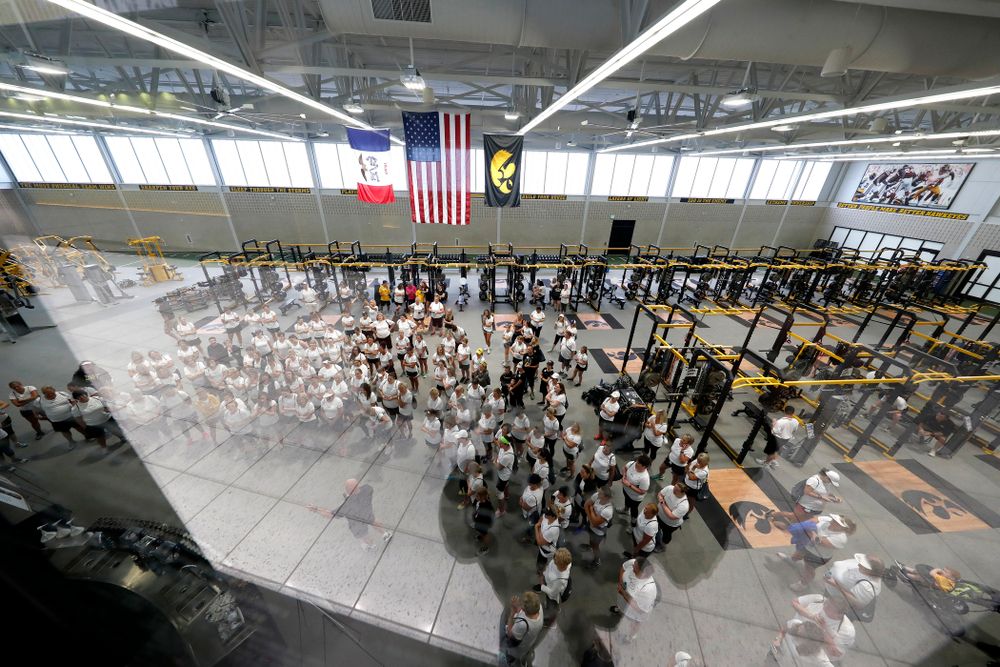The 2018 Iowa Ladies Football Academy Saturday, June 9, 2018 at Kinnick Stadium. (Brian Ray/hawkeyesports.com)