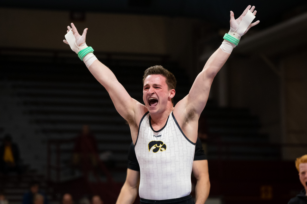 The Iowa Hawekeys against Minnesota and Penn State at the Maturi Pavilion Saturday, March 23, 2019 in Minneapolis, Minn. (C. Morgan Engel/Freelance)
