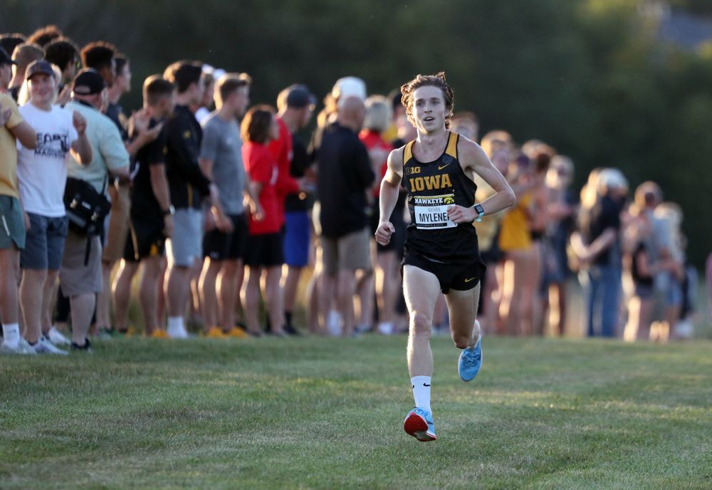 IowaÕs Nathan Mylenek runs in the 2019 Hawkeye Invitational Friday, September 6, 2019 at the Ashton Cross Country Course. (Brian Ray/hawkeyesports.com)