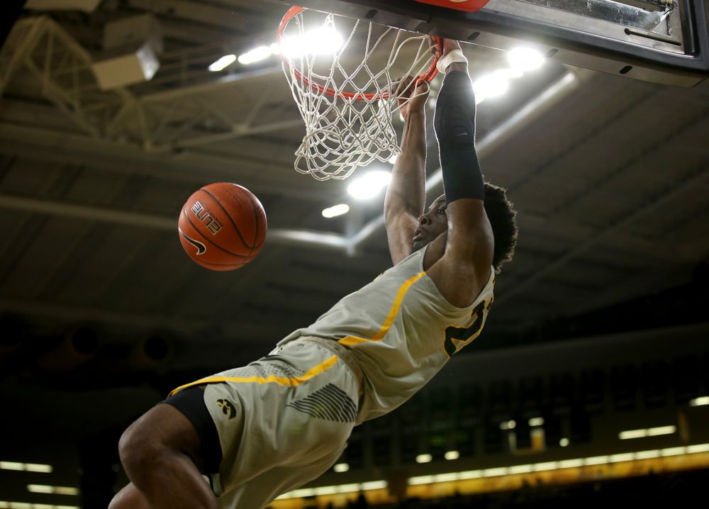 Iowa Hawkeyes forward Tyler Cook (25) against the Nebraska Cornhuskers Sunday, January 6, 2019 at Carver-Hawkeye Arena. (Brian Ray/hawkeyesports.com)