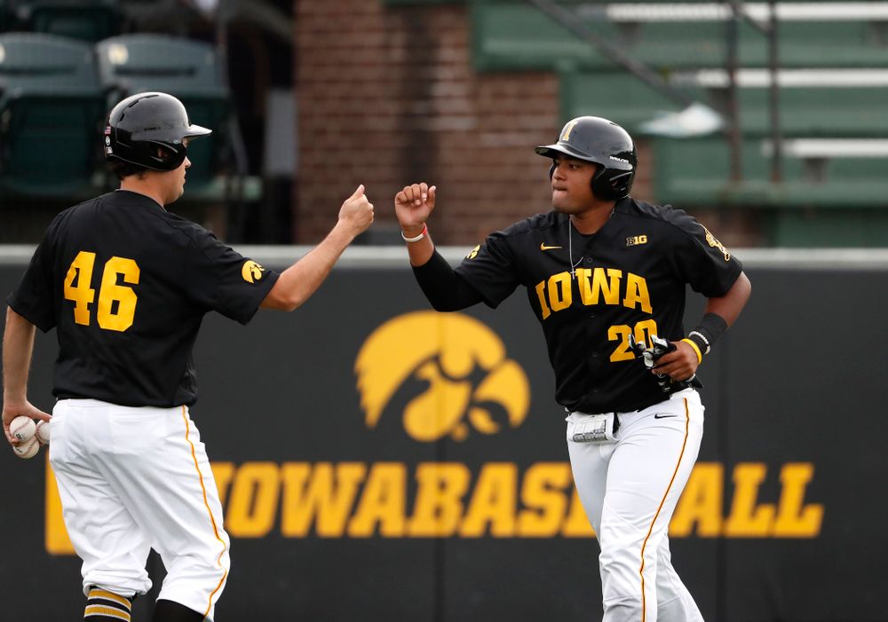 Izaya Fullard against the Ontario Blue Jays Friday, September 21, 2018 at Duane Banks Field. (Brian Ray/hawkeyesports.com)