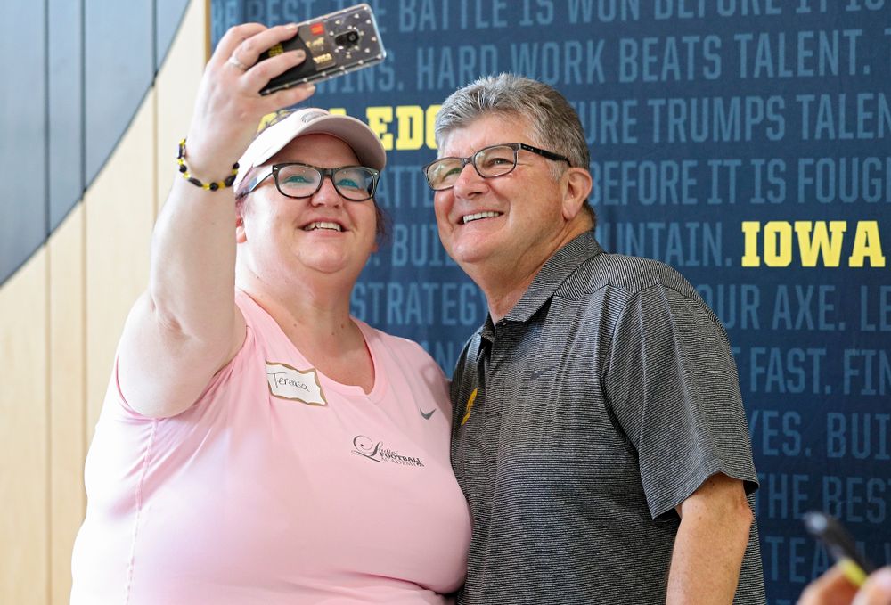 The Ladies Football Academy at the Hansen Football Performance Center in Iowa City on Saturday, Jun 8, 2019. (Stephen Mally/hawkeyesports.com)