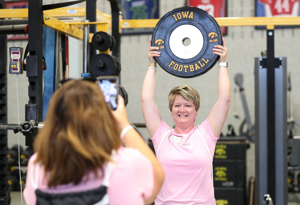 The 2019 Iowa Ladies Football Academy Saturday, June 8, 2019 at the Hansen Football Performance Center. (Brian Ray/hawkeyesports.com)