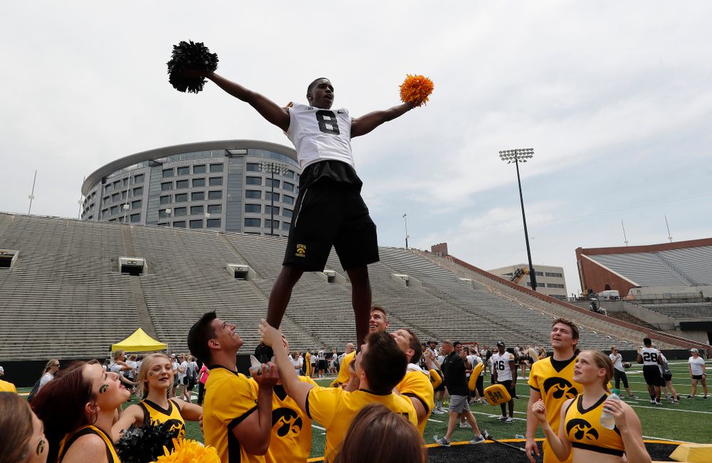 The 2018 Iowa Ladies Football Academy Saturday, June 9, 2018 at Kinnick Stadium. (Brian Ray/hawkeyesports.com)