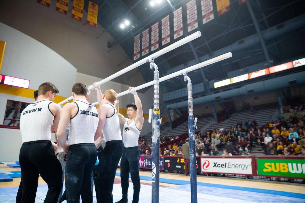 The Iowa Hawekeys against Minnesota and Penn State at the Maturi Pavilion Saturday, March 23, 2019 in Minneapolis, Minn. (C. Morgan Engel/Freelance)