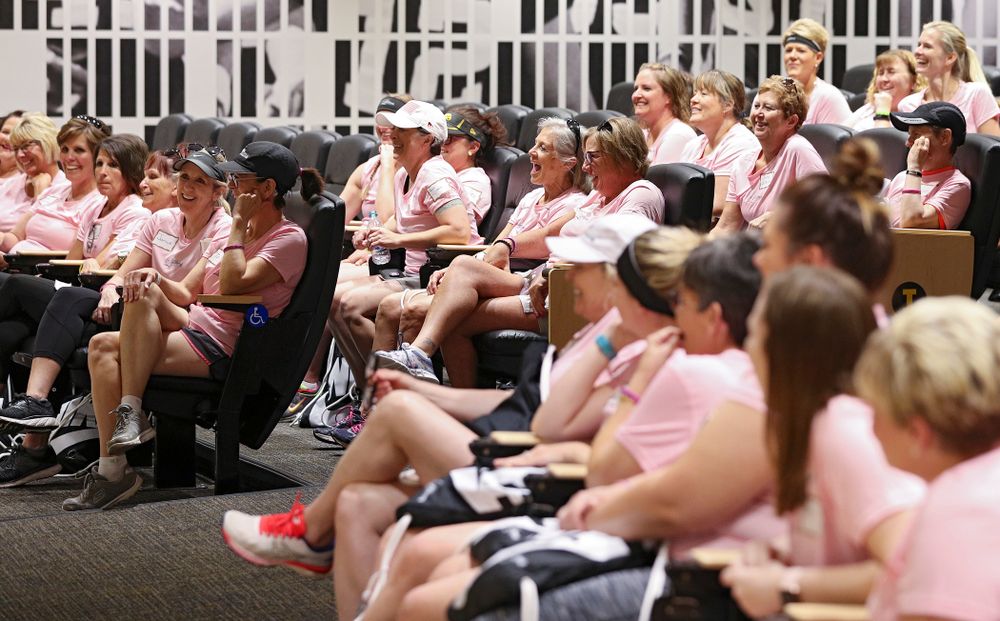 The Ladies Football Academy at the Hansen Football Performance Center in Iowa City on Saturday, Jun 8, 2019. (Stephen Mally/hawkeyesports.com)