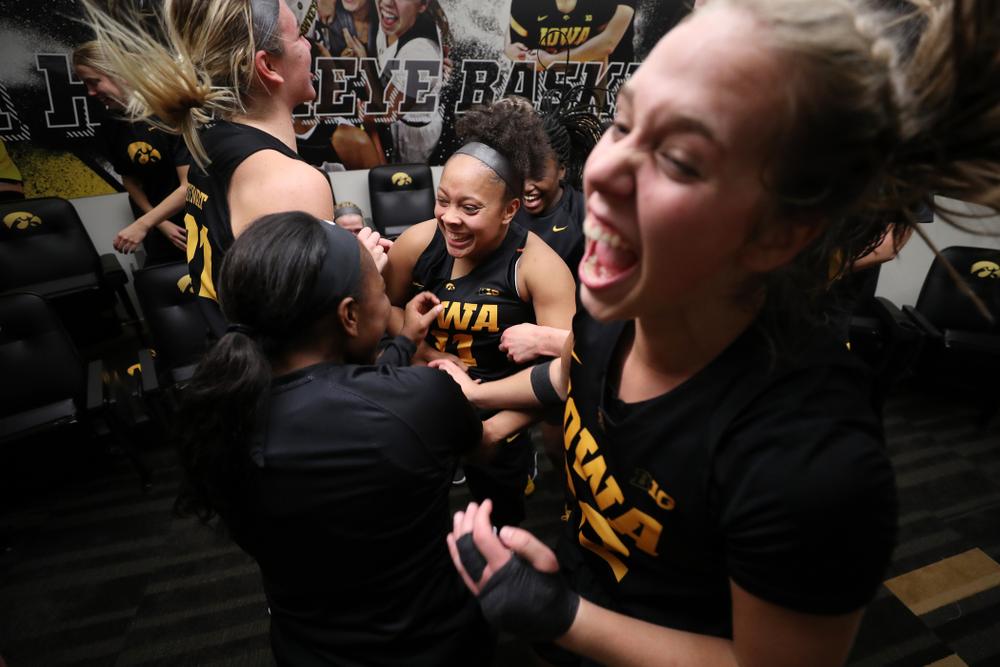 Iowa Hawkeyes guard Tania Davis (11) against the Iowa State Cyclones in the Iowa Corn Cy-Hawk Series Wednesday, December 5, 2018 at Carver-Hawkeye Arena. (Brian Ray/hawkeyesports.com)