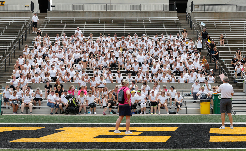 The 2018 Iowa Ladies Football Academy Saturday, June 9, 2018 at Kinnick Stadium. (Brian Ray/hawkeyesports.com)