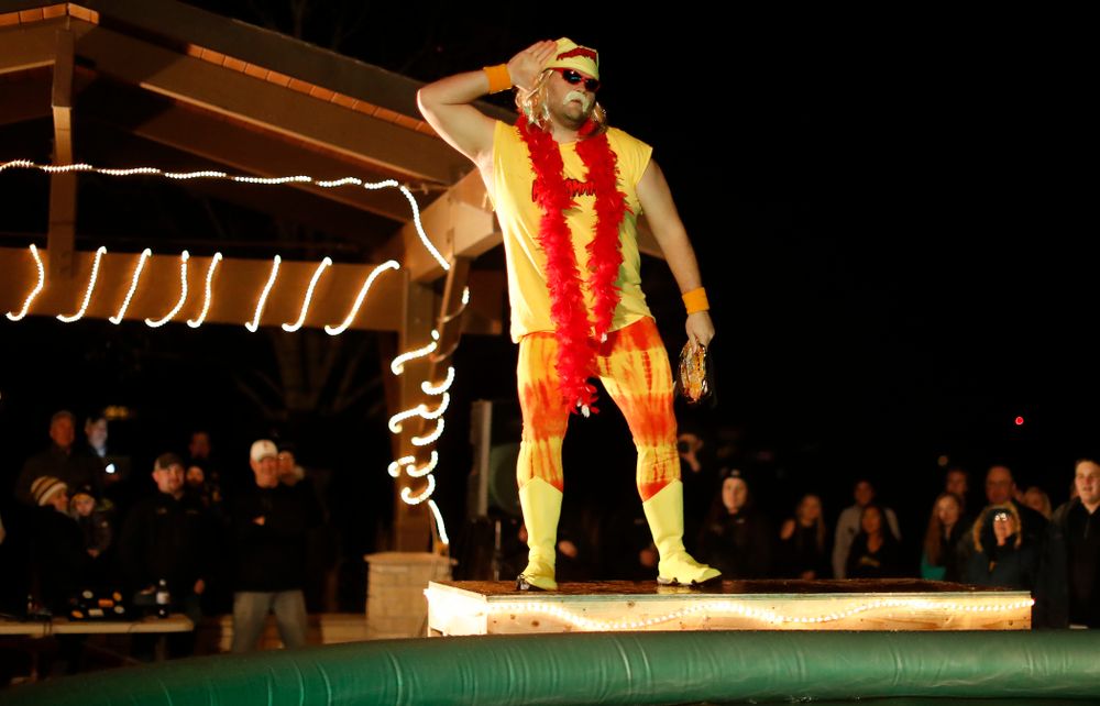 The Hawkeye Wrestling Club Arctic Plunge Saturday, January 27, 2018 at Brown Dear Golf Course in Coralville. (Brian Ray/hawkeyesports.com)