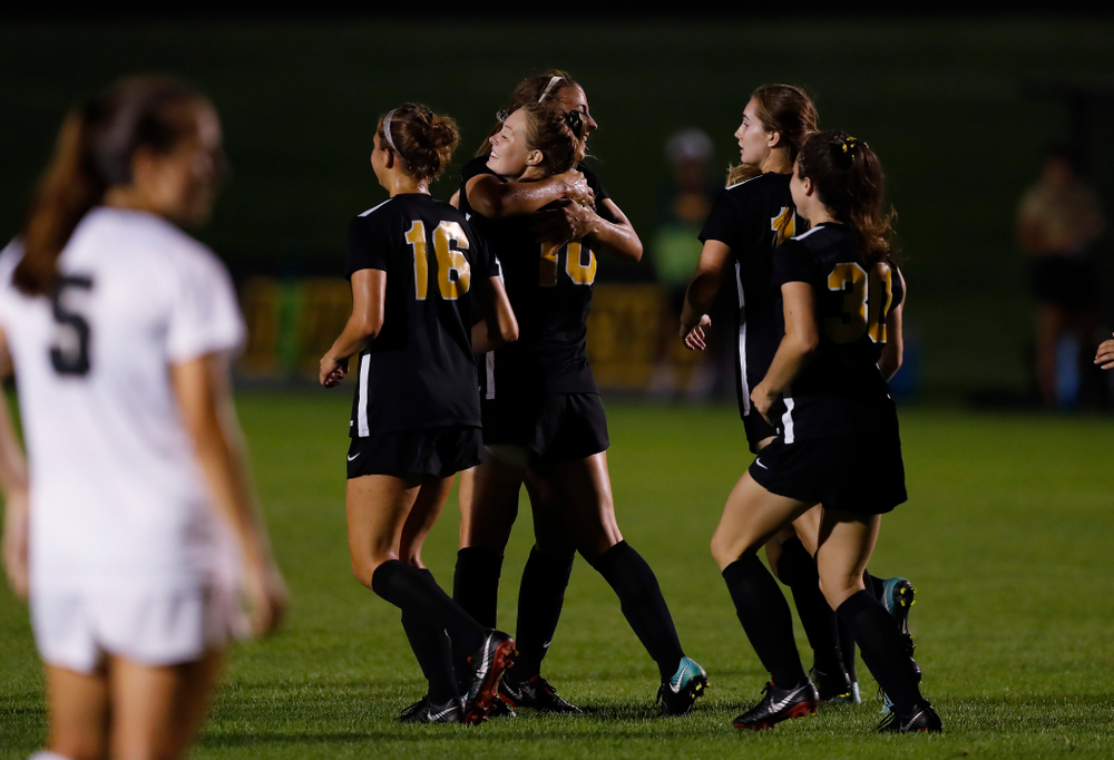 Iowa Hawkeyes Natalie Winters (10) against the Purdue Boilermakers Thursday, September 20, 2018 at the Iowa Soccer Complex. (Brian Ray/hawkeyesports.com)