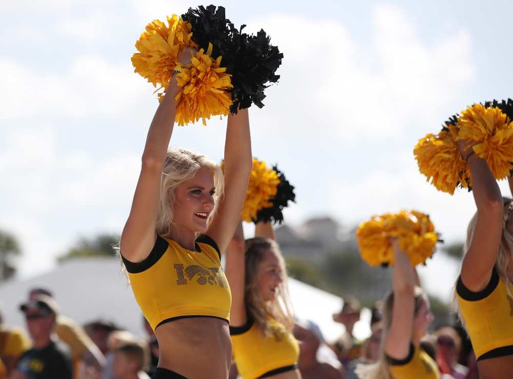 The Iowa Dance Team during the Outback Bowl Beach Day Sunday, December 30, 2018 at Clearwater Beach. (Brian Ray/hawkeyesports.com)
