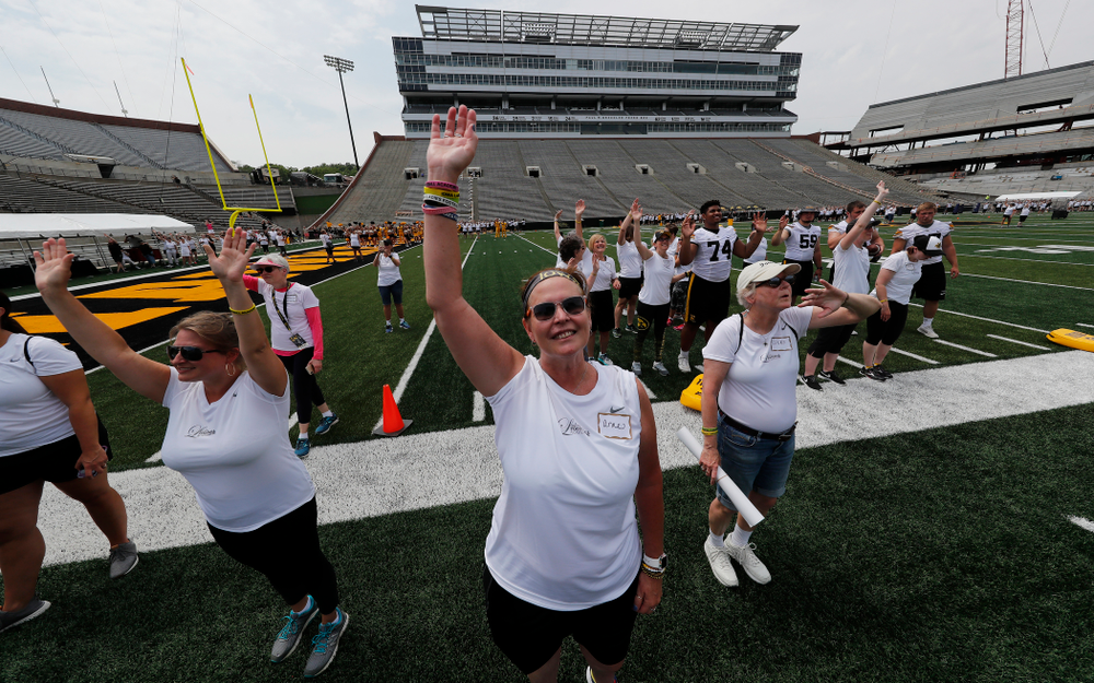 The 2018 Iowa Ladies Football Academy Saturday, June 9, 2018 at Kinnick Stadium. (Brian Ray/hawkeyesports.com)