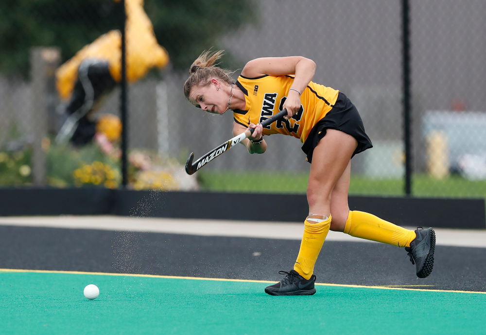 Iowa Hawkeyes Maddy Murphy (26) against Ball State Sunday, September 2, 2018 at Grant Field. (Brian Ray/hawkeyesports.com)