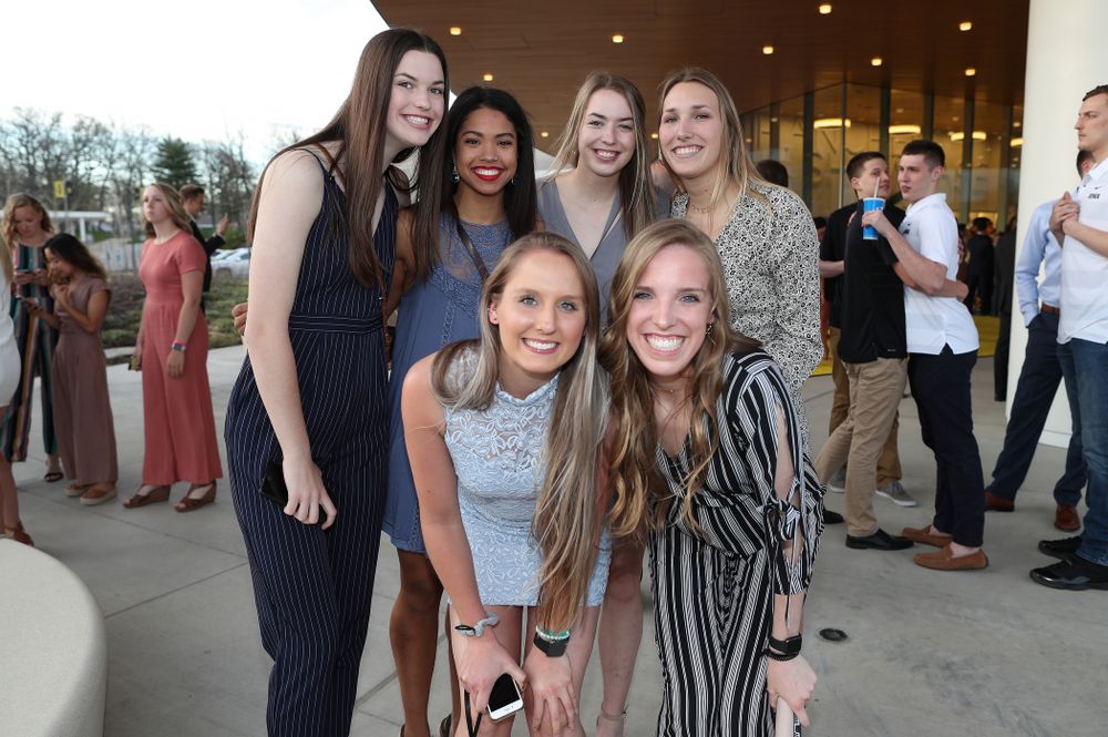The 2019 Golden Herkys yellow carpet Tuesday, April 23, 2019 at Hancher Auditorium. (Brian Ray/hawkeyesports.com)