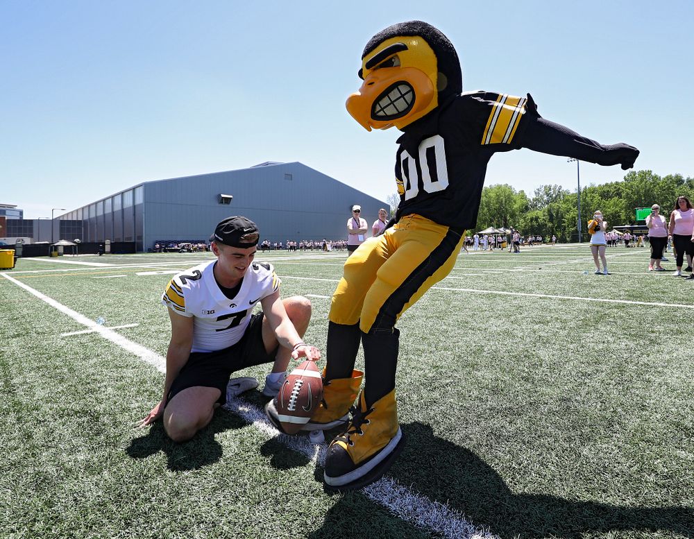 The Ladies Football Academy at the Hansen Football Performance Center in Iowa City on Saturday, Jun 8, 2019. (Stephen Mally/hawkeyesports.com)