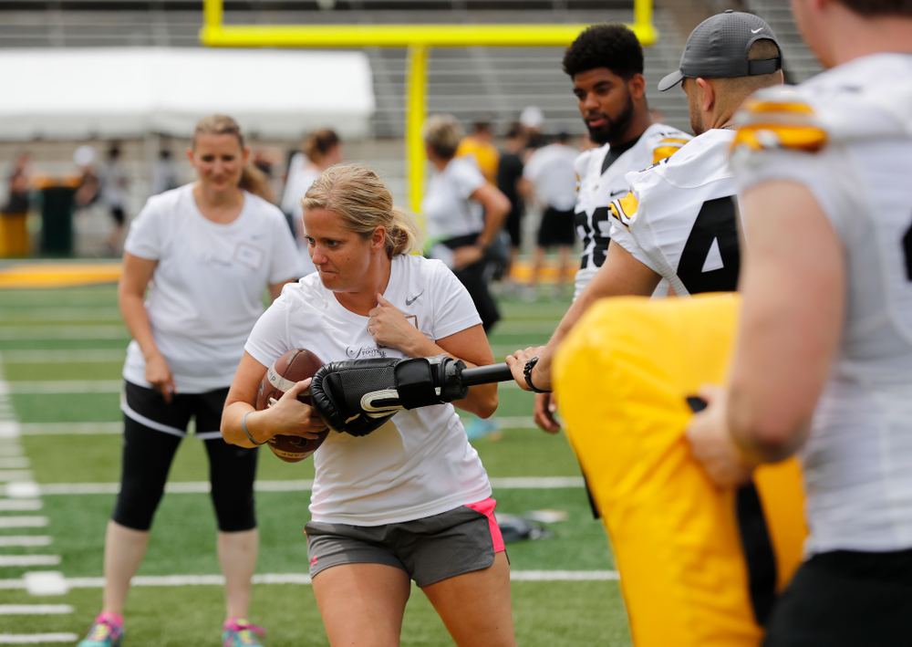 The 2018 Iowa Ladies Football Academy Saturday, June 9, 2018 at Kinnick Stadium. (Brian Ray/hawkeyesports.com)