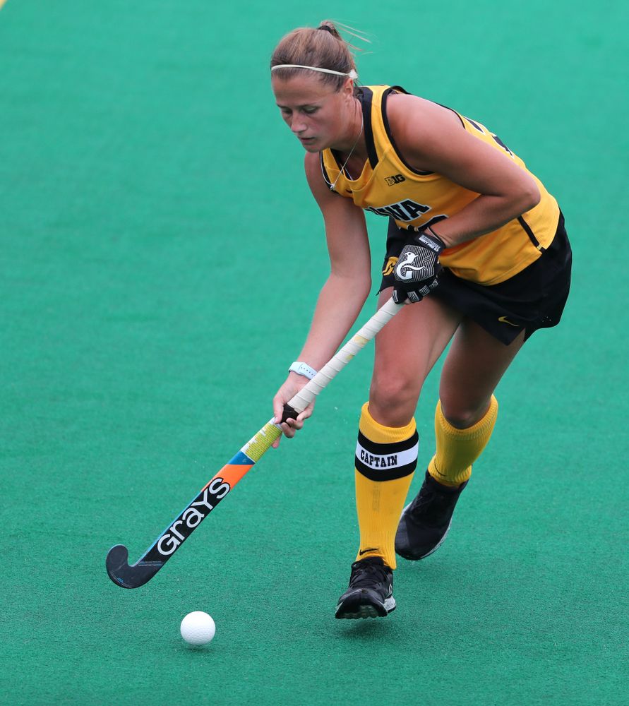 Iowa Hawkeyes Sophie Sunderland (20) against Columbia Sunday, September 8, 2019 at Grant Field. (Brian Ray/hawkeyesports.com)