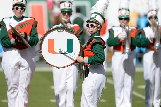 The #14'th ranked University of Miami Hurricanes play the Georgia Tech Yellow Jackets at Sun Life Stadium on October 05, 2013. Photo by Steven...