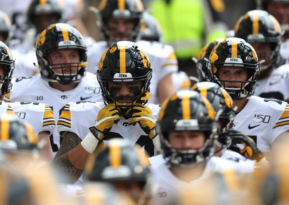 Iowa Hawkeyes defensive end A.J. Epenesa (94) against the Iowa State Cyclones Saturday, September 14, 2019 at Jack Trice Stadium in Ames, Iowa. (Brian Ray/hawkeyesports.com)