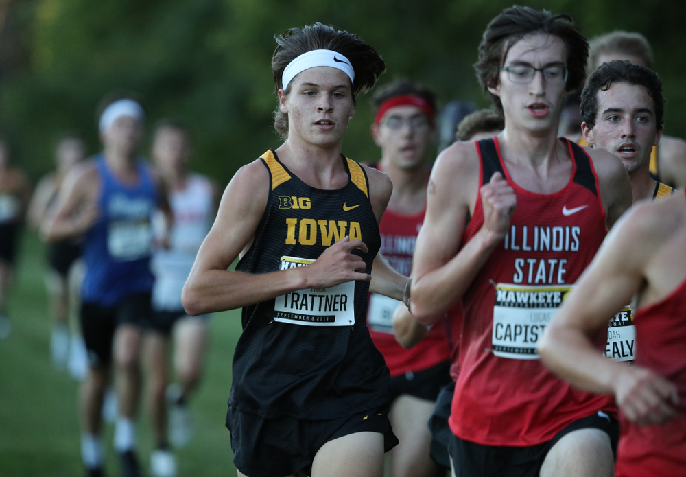 IowaÕs Nick Trattner runs in the 2019 Hawkeye Invitational Friday, September 6, 2019 at the Ashton Cross Country Course. (Brian Ray/hawkeyesports.com)