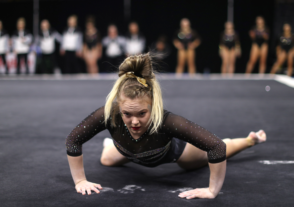 The Iowa Hawkeyes against the Iowa State Cyclones Friday, March 1, 2019 at Carver-Hawkeye Arena. (Brian Ray/hawkeyesports.com)