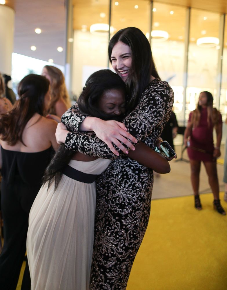 The 2019 Golden Herkys yellow carpet Tuesday, April 23, 2019 at Hancher Auditorium. (Brian Ray/hawkeyesports.com)