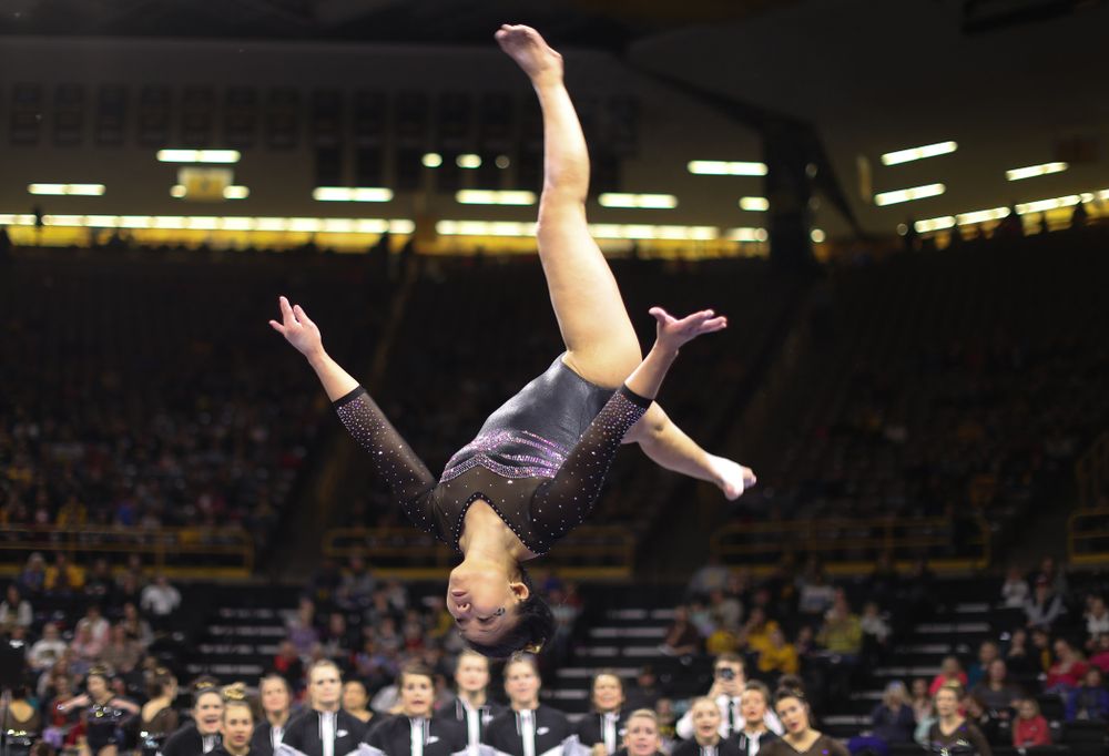 The Iowa Hawkeyes against the Iowa State Cyclones Friday, March 1, 2019 at Carver-Hawkeye Arena. (Brian Ray/hawkeyesports.com)