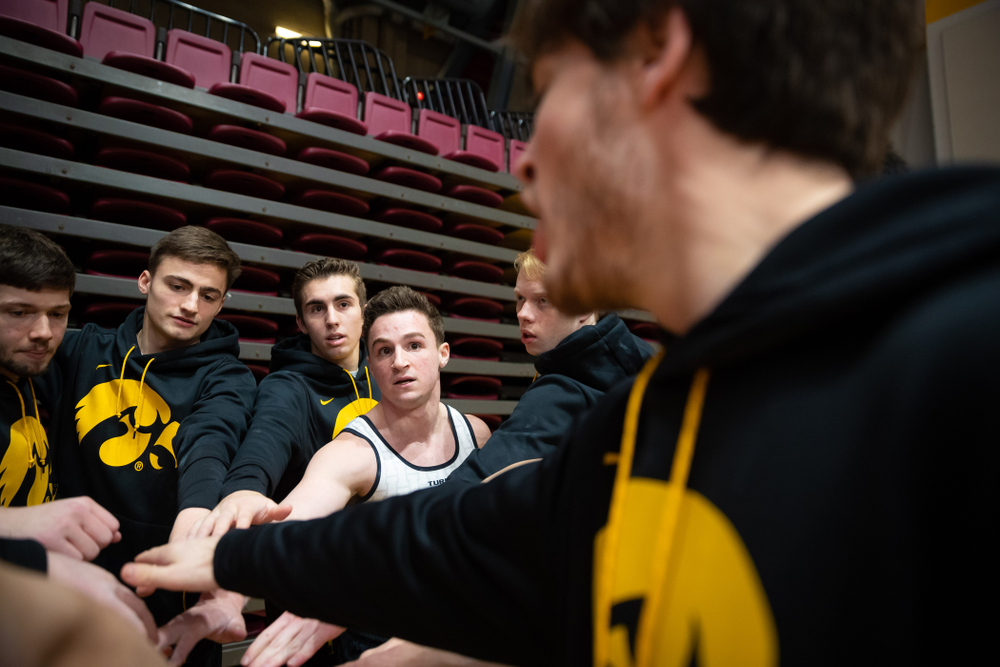 The Iowa Hawekeys against Minnesota and Penn State at the Maturi Pavilion Saturday, March 23, 2019 in Minneapolis, Minn. (C. Morgan Engel/Freelance)