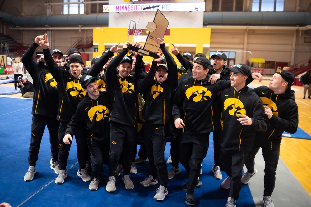 The Iowa Hawekeys against Minnesota and Penn State at the Maturi Pavilion Saturday, March 23, 2019 in Minneapolis, Minn. (C. Morgan Engel/Freelance)