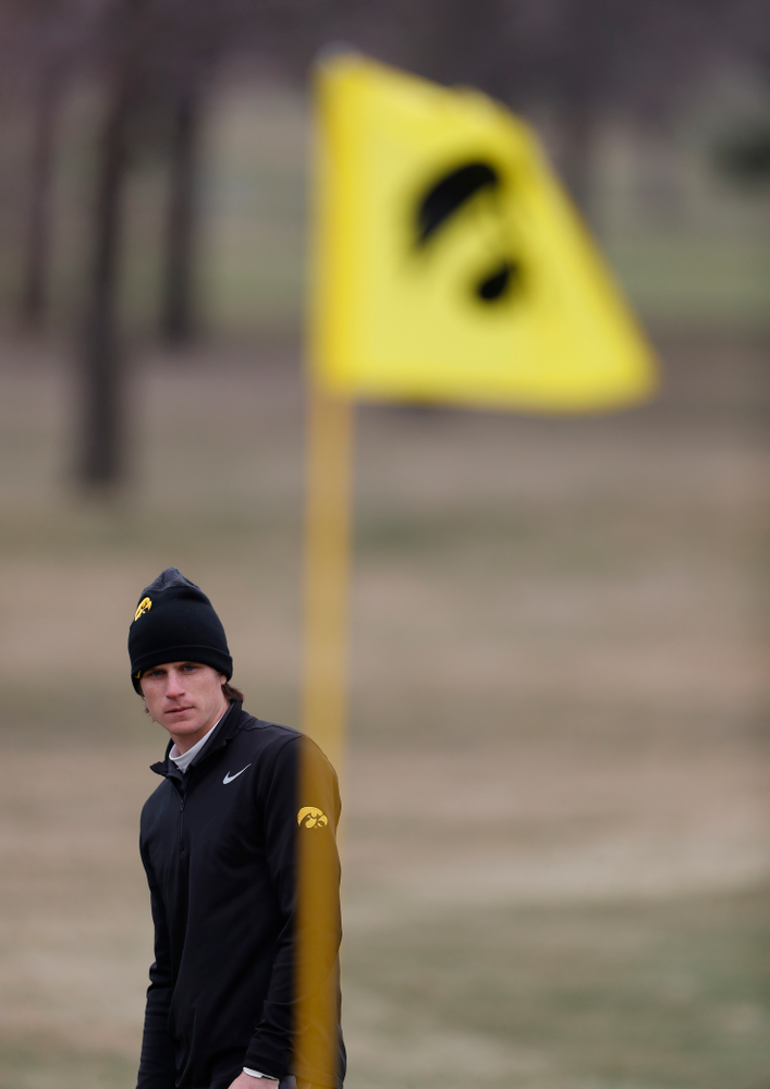 Sam Meuret during the 2018 Hawkeye Invitational Friday, April 13, 2018 at Finkbine Golf Course. (Brian Ray/hawkeyesports.com)