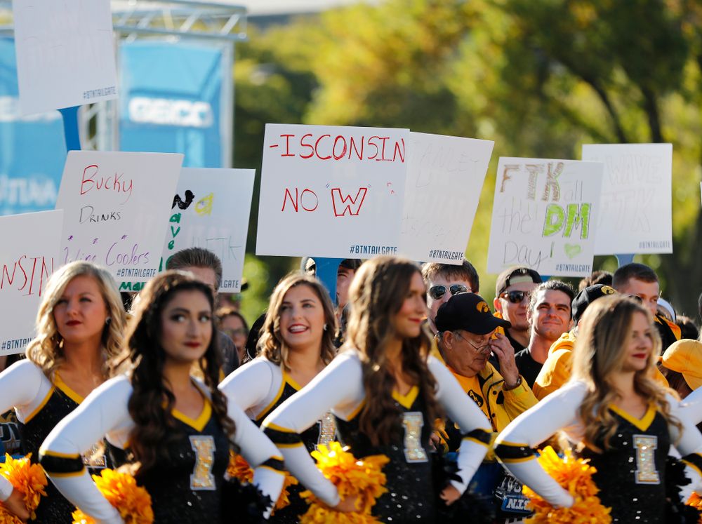 The BTN Tailgate does a live show Saturday, September 22, 2018 at Hubbard Park on the University of Iowa Campus. (Brian Ray/hawkeyesports.com)