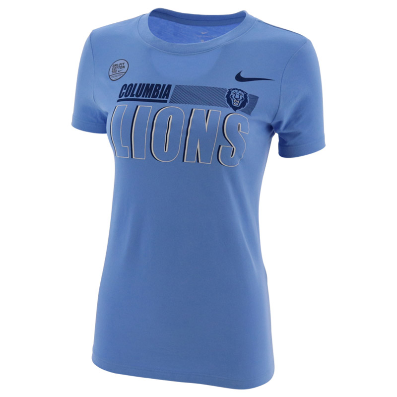 Official Columbia Lions Nike Women S Dri Fit Cotton Sideline Short Sleeve T Shirt Columbia Lions Team Store The Columbia Lions Fan Shop Official Online Store Of The Columbia Lions Official Columbia Lions Nike Women S Dri Fit Cotton Sideline Short Sleeve T Shirt Columbia Lions Team Store The Columbia Lions Fan Shop Official Online Store Of The Columbia Lions