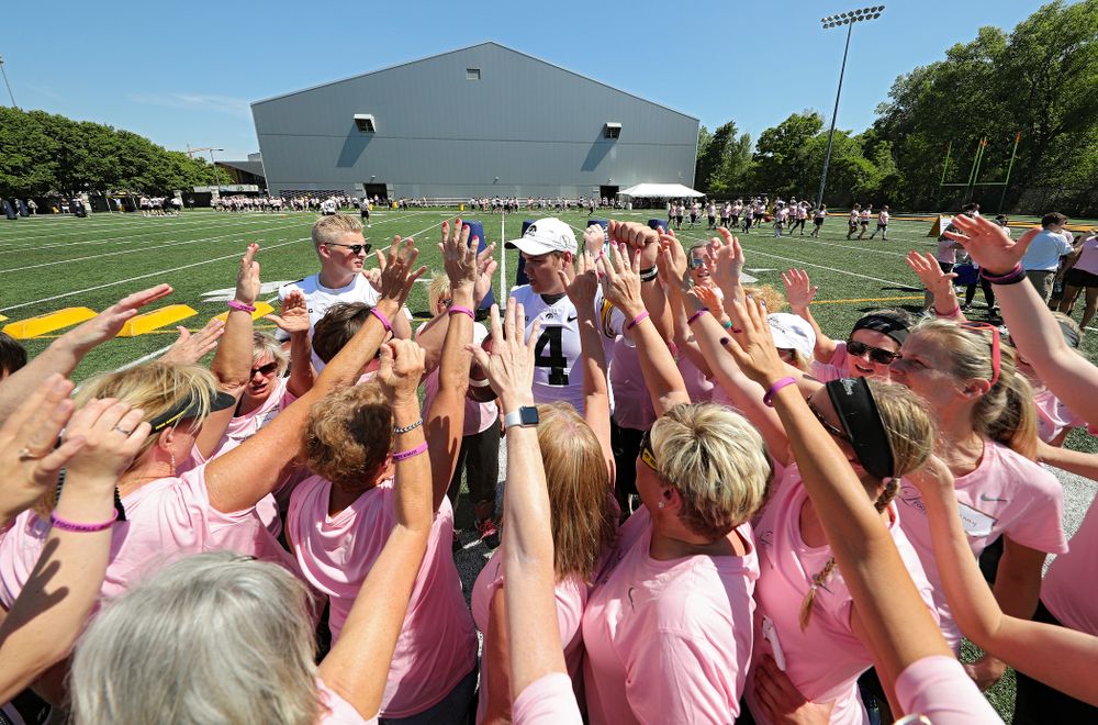 The Ladies Football Academy at the Hansen Football Performance Center in Iowa City on Saturday, Jun 8, 2019. (Stephen Mally/hawkeyesports.com)