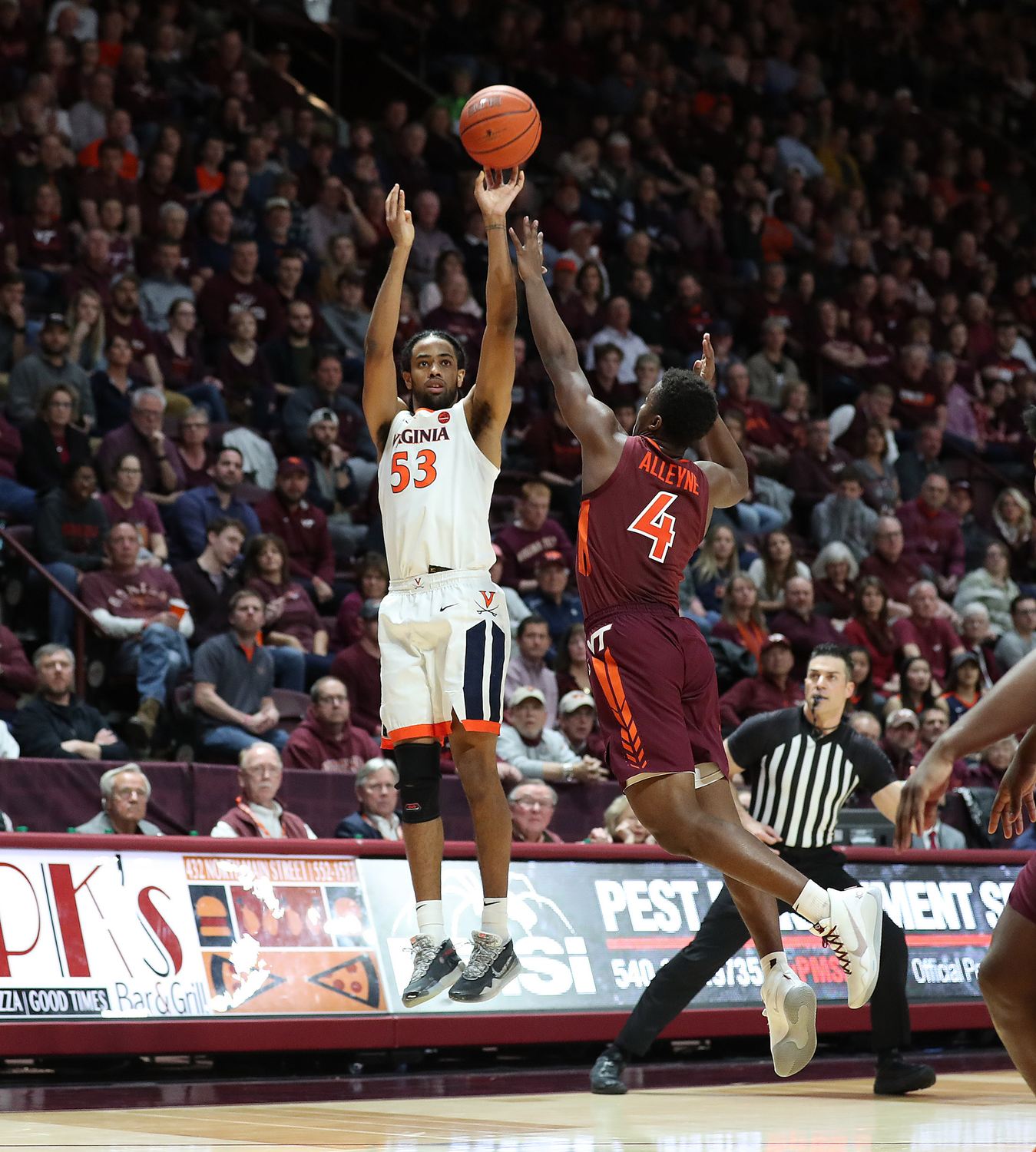 Men S Basketball At Virginia Tech Virginia Cavaliers Official