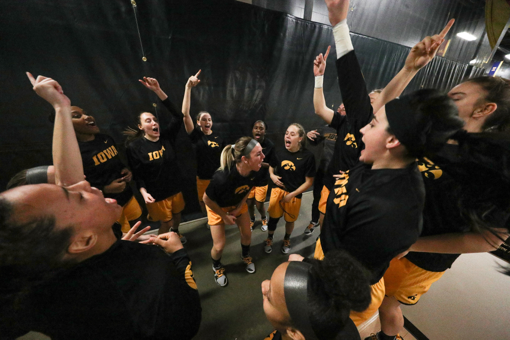 Iowa Hawkeyes forward Hannah Stewart (21) against the Northwestern Wildcats Sunday, March 3, 2019 at Carver-Hawkeye Arena. (Brian Ray/hawkeyesports.com)