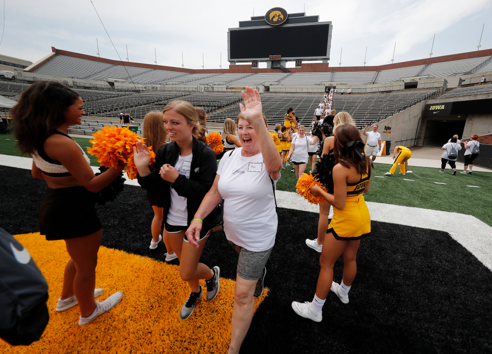 The 2018 Iowa Ladies Football Academy Saturday, June 9, 2018 at Kinnick Stadium. (Brian Ray/hawkeyesports.com)
