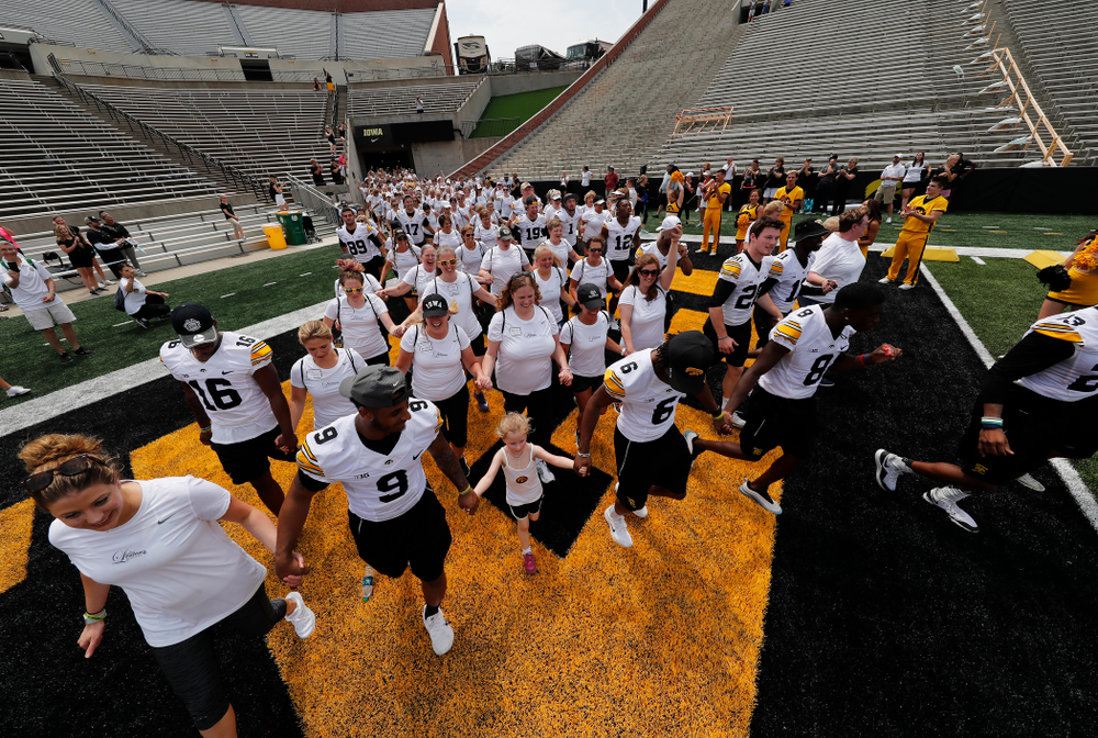 The 2018 Iowa Ladies Football Academy Saturday, June 9, 2018 at Kinnick Stadium. (Brian Ray/hawkeyesports.com)